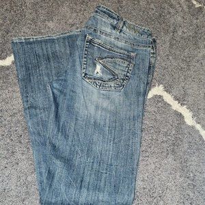 Silver Alex Jeans Med Wash‎ Fade Women's W32/L33